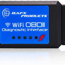 Bafx Products Wireless WiFi OBD2 / OBDII Code Reader & Scanner for iOS Devices (iPhone, iPad) Read & Clear Your Check Engine Light & More!