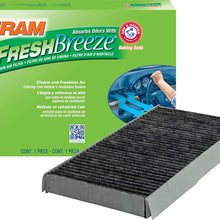 Fram Fresh Breeze - Filtro de aire de cabina con bicarbonato de sodio Arm & Hammer, CF10729 para vehículos seleccionados Chrysler, Dodge y Jeep