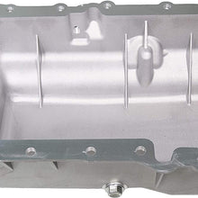 APDTY 140008 Engine Oil Pan Aluminum Assembly w/Drain Plug Fits 2004-2006 Chrysler Pacifica 3.5L (Replaces 04792662AC, 4792662AC)