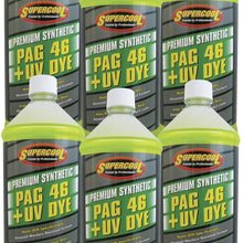 TSI Supercool P46-32D-6CP 46 PAG Viscosity Oil Plus U/V Dye, 32 oz, 6 Pack