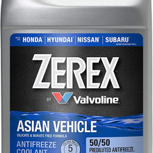 Valvoline - 861398 Zerex Asian Vehicle Blue Silicate and Borate Free 50/50 Prediluted Ready-to-Use Antifreeze/Coolant 1 GA