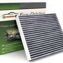 Cabin air filter for Toyota Corolla (2002~2008),Matrix (2003-2008),Replace CP133,CF10133 (Activated Carbon,1 Pack)