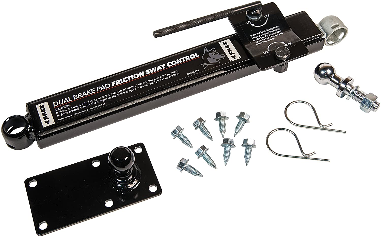 Husky 34715 Right Handed Adjustable Sway Control Kit