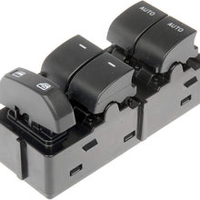 Dorman 901-229 Front Driver Side Master Window Switch - 5 Button for Select Ford/Lincoln Models, Black