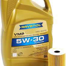 Blau J1A5110 Motor Oil Change Kit - Compatible with 2012-14 VW Passat w/ 4 Cylinder 2.0L TDI Diesel Engine