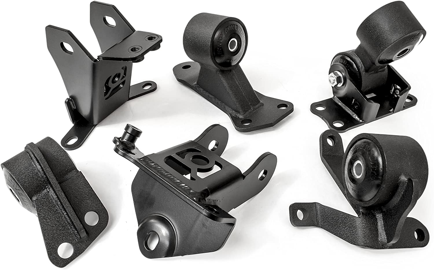 Innovative Mounts 90850-75A Black Bushings (06-11 Civic K-Series Steel Mounts 75A)