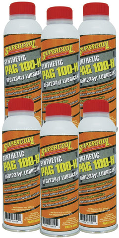 TSI Supercool 38589-6CP 100 HFO-1234yf PAG 100 Lubricant, 8 oz, 6 Pack