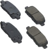 Brake Pads,ECCPP 4pcs Rear Ceramic Disc Brake Pads Kits for Infiniti EX35/EX37/FX3/FX37/FX45/G25/G35/M35/M37/M45/M56/Q50/Q70/QX50/QX60/QX70, 350Z/370Z/Altima/Juke/Leaf/Maxima/Quest/Rogue/Sentra