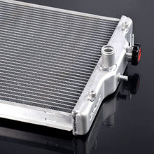 52mm Aluminum Racing Radiator Stop Leak Compatible For HONDA CIVIC EK EG D15 D16 1992 1993 1994 1995 1996 1997 1998 1999 2000 + 12" Radiator Cooling Fan