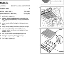 Purolator C35519 PurolatorOne Cabin Air Filter, 1 Count (Pack of 1)