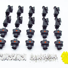 CNKF 10 Sets Bosch 3.5mm 2 pin male female diesel fuel Common rail injector and Crankshaft Sensor connector for VW Audi 1928403874