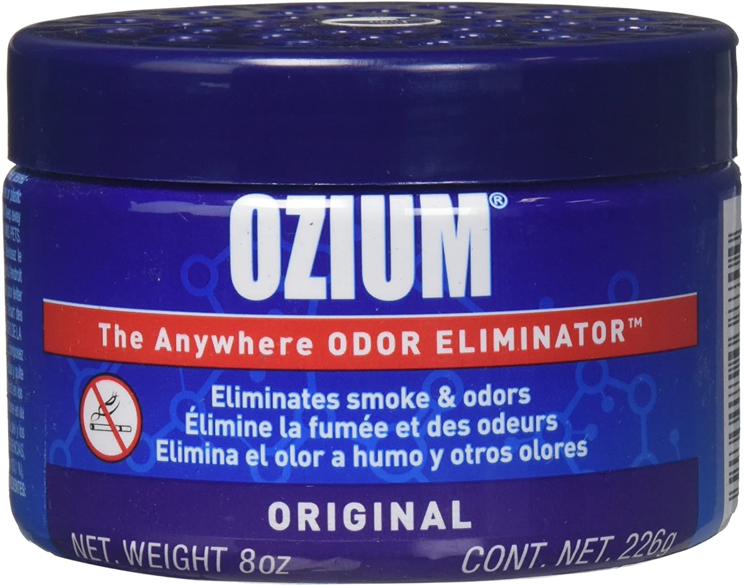 Ozium 806326 Large Gel 8Oz Smoke & Odors Eliminator