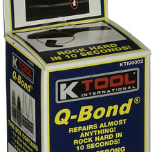 K Tool International Q Bond Adhesive Kit, Repairs And Reinforces, Plastics, Metals KTI90002