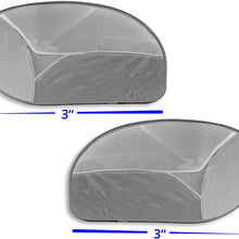 Blind Spot Mirrors. Unique design Car Door mirrors/Mirror for blind side engineered by Utopicar for larger image and traffic safety. Awesome rear view! [frameless design] (2 pack)