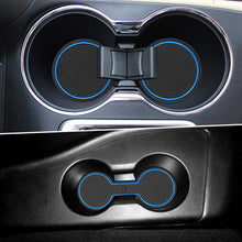 Auovo Anti Dust Door Mats for Toyota Highlander 2019 2018 2017 2016 2015 2014 Interior Accessories Custom Fit Door Compartment Cup Center Console Liners(14pcs/Set, Blue)