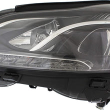 Headlight Compatible with MERCEDES BENZ E-CLASS 2014-2016 LH Assembly Halogen Sedan/Wagon