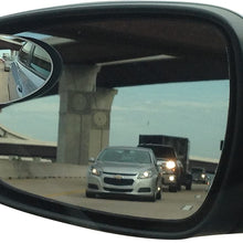 New Blind Spot Mirrors. Can be Installed Adjustable or Fixed. Car Mirror for Blind Side/Door Mirrors by Utopicar. Larger Image and Traffic Safety. Wide Angle Rear View! [Frameless Design] (2 Pack)