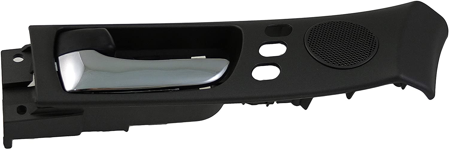 Dorman 79828 Front Driver Side Interior Door Handle for Select Lexus Models, Black and Chrome