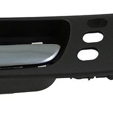 Dorman 79828 Front Driver Side Interior Door Handle for Select Lexus Models, Black and Chrome