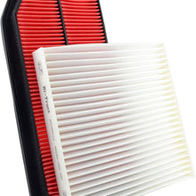 Bi-Trust TZBT00100 Replacement for Engine Air and Cabin Air Filter for Honda Ridgeline 3.5L 2006-2014