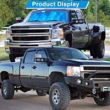 ECCPP Towing Mirrors Power Heated LED Signal Chrome Cover Replacement fit for 14-17 for Chevy Silverado GMC Sierra