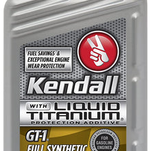 Kendall 1057225 GT-1 Full Synthetic 10W-30 Motor Oil with Liquid Titanium - 1 Quart