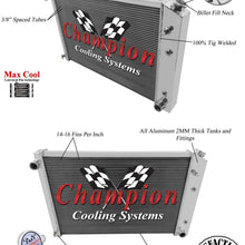 Champion Cooling, 3 Row All Aluminum Replacement Radiator for GM Truck, CC716