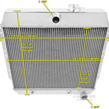 Champion Cooling Systems MC4954 All-Aluminum Radiator 1949-54 Chevrolet