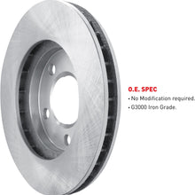 R1 Concepts KEOE11110 Eline Series Replacement Rotors And Ceramic Pads Kit - Front