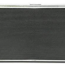 CoolingCare 34'' Overall Width 4 Row Core Radiator for Chevy Impala 1973-80, GMC Jimmy 1971-79, GM Cars C&K Series 1973-85