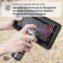 K&N Air Filter Cleaning Kit: Aerosol Filter Cleaner and Oil Kit; Restores Engine Air Filter Performance; Service Kit-99-5000