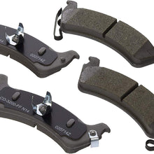 ACDelco 14D666CH Advantage Ceramic Rear Disc Brake Pad Set