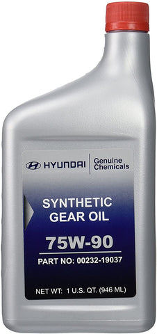 Genuine Hyundai Fluid 00232-19037 75W-90 Synthetic Gear Oil - 1 Quart