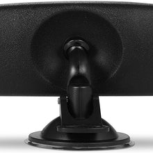 PME Rear View Mirror, Universal Car Truck Mirror Interior Rear View Mirror Suction Cup Rearview Mirror… (Plain Mirror, Width 21.5cm/8.5in)