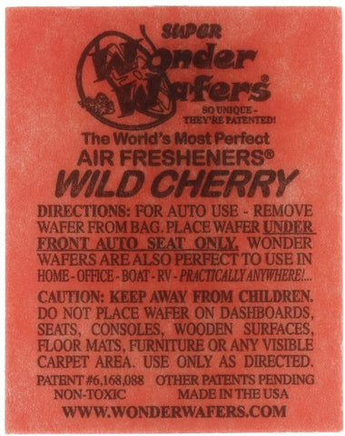 Wonder Wafers 25 CT Individually Wrapped Wild Cherry Air Fresheners