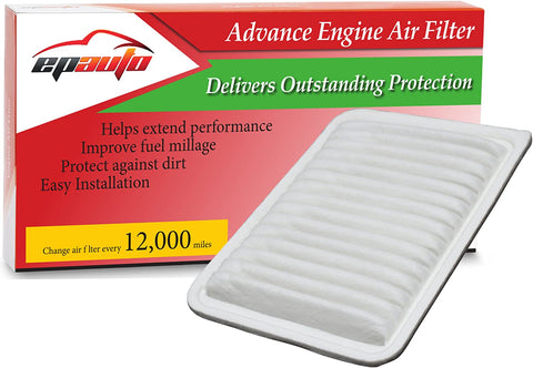EPAuto GP171 (CA10171) Replacement for Toyota Rigid Panel Engine Air Filter for Camry Gas L4 (2007-2016), Venza Gas L4 (2009-2015); suggest replace with cabin air filter CP285 (CF10285)