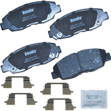 Bendix Premium Copper Free CFC465AK2 Ceramic Brake Pad (with Installation Hardware Front)