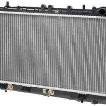 Replacement for Nissan Sentra / 200SX / NX 1-1/8 inches Inlet OE Style Aluminum Direct Replacement Racing Radiator