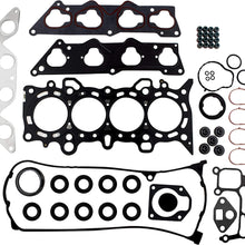 MYSMOT HS26236PT-2 MLS Engine Cylinder Head Gasket Set Compatible with 2001 2002 2003 2004 2005 Honda Civic DX LX (1.7L SOHC L4 Eng. Code"D17A1") Replaces HS4034 HB4034