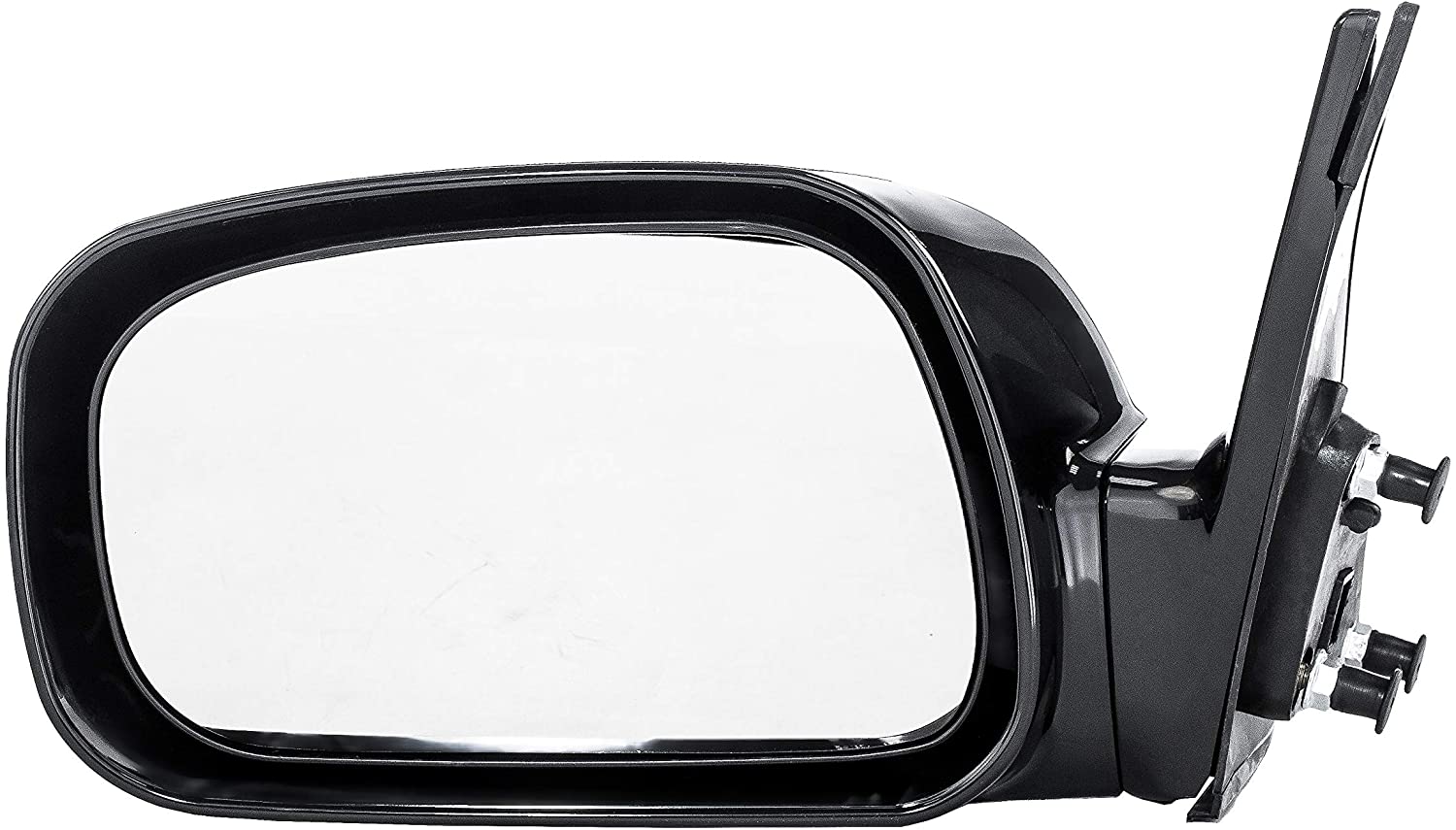 Dependable Direct Left Driver Side Black Power Operated Non-Folding Door Mirror for Toyota Camry USA Built (2002 2003 2004 2005 2006) - Part Link #: TO1320167