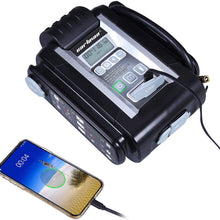 CARTMAN Lithium Jump Starter with Digital Preset Air Compressor, LCD Screen, 600A Peak 9000mAh, 2 x USB 2.4A