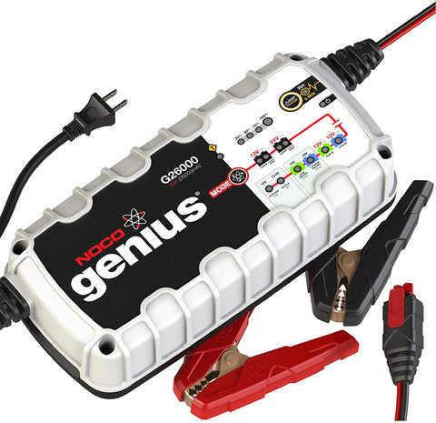 NOCO Genius G26000 12V/24V 26 Amp Pro-Series Battery Charger and Maintainer