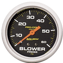 AUTO METER 5403 Pro-Comp Liquid-Filled Mechanical Blower Pressure Gauge,2.625 in.