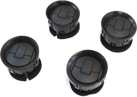 Red Hound Auto 4 Front Interior Dashboard Louvre AC Heater Air Vents Compatible with Ford F-150 F150 2009-2014