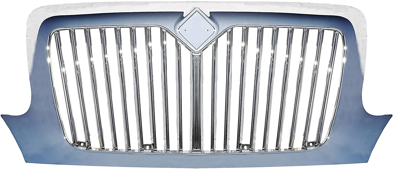 Dorman 242-5107 Grille for Select International Models, Chrome