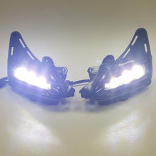 LEDIN For 2017-2018 Toyota Corolla L LE XLE Built-in LED DRL Fog Driving Light with Switch Bezel Wires