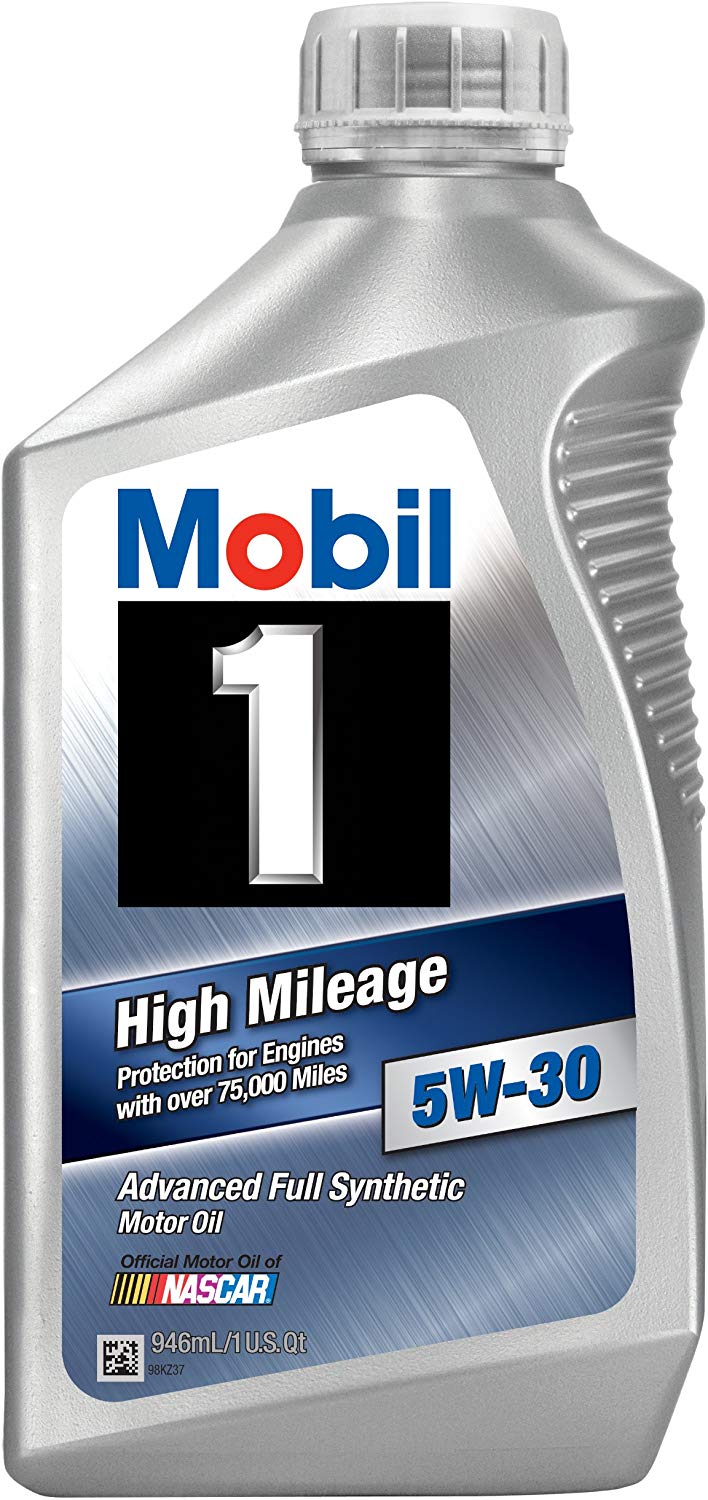 Mobil 1 45000 5W-30 High Mileage Motor Oil - 1 Quart (Pack of 6)