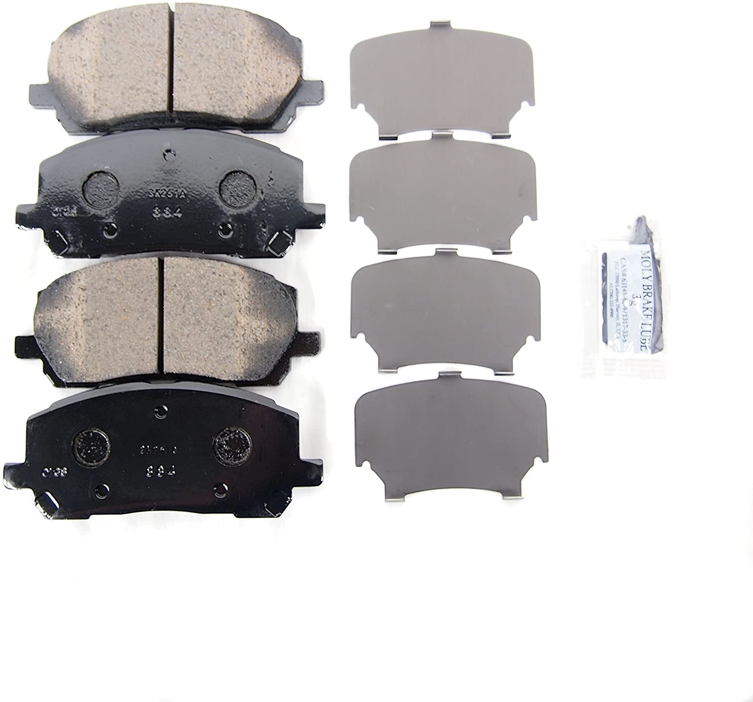 Genuine Toyota 04466-AZ006-TM Brake Pad Kit