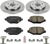 Autospecialty KOE6544 Daily Driver 1-Click OE Replacement Rear Brake Kit