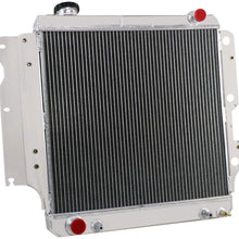 ALLOYWORKS 3 Row All Aluminum Radiator For 1987-2006 Jeep Wrangler TJ YJ 2.4L 2.5L 4.0L 4.2L 2001 2002 2003 2004 2005 PRO